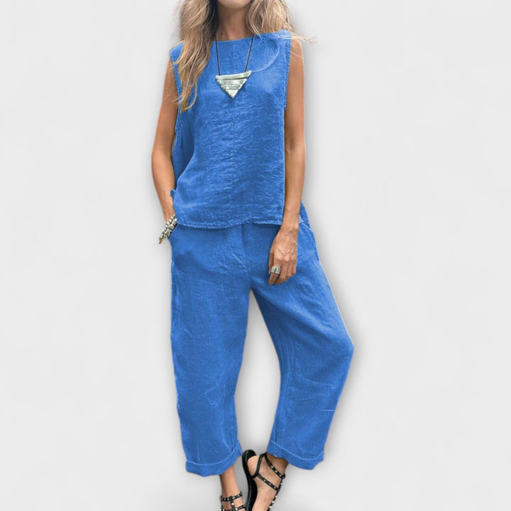 Vibeke – Relaxed cotton and linen outfit