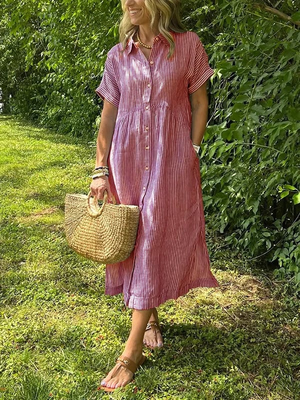 Fionnuala - Dress with Buttons