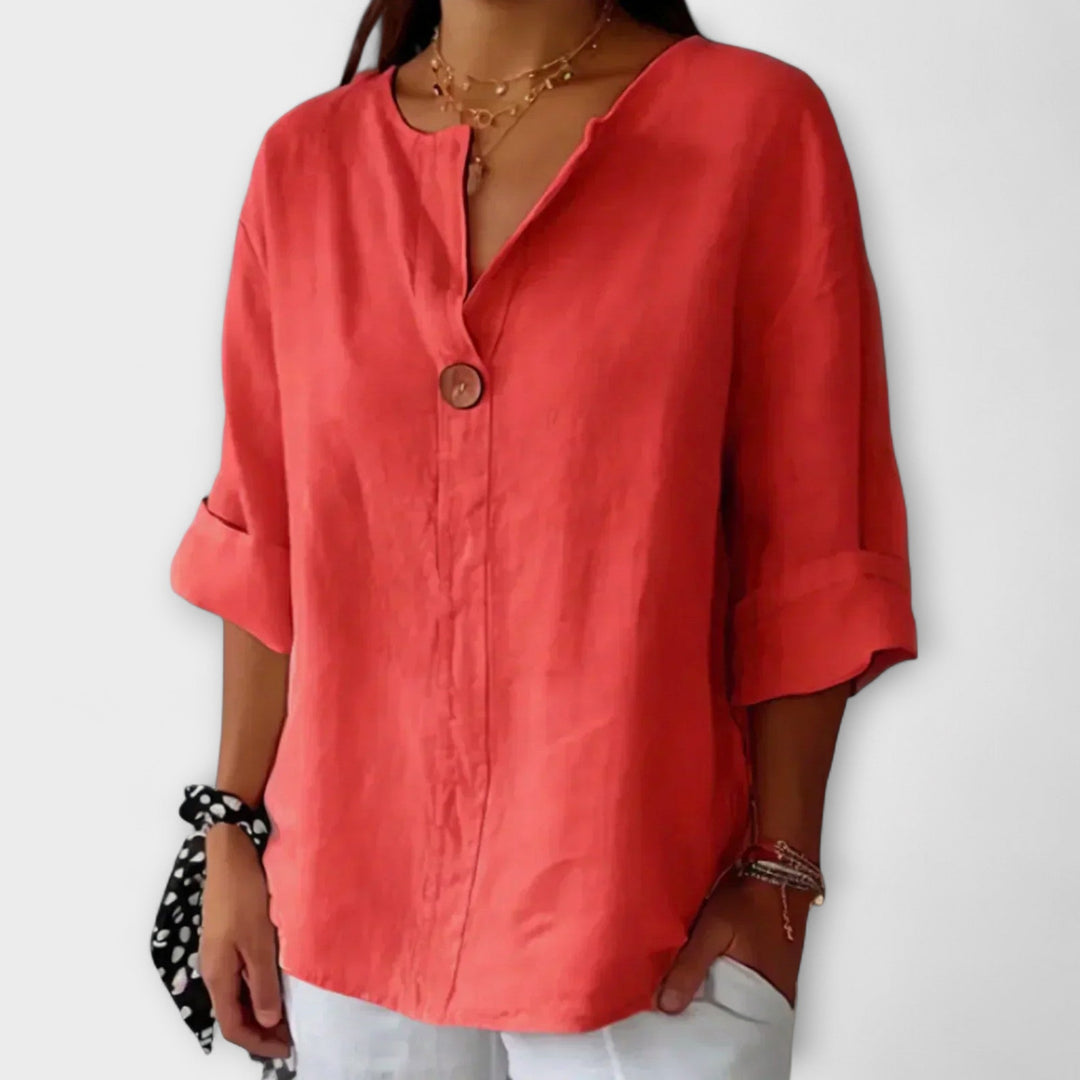 Siobhán - Lightweight Canvas Blouse
