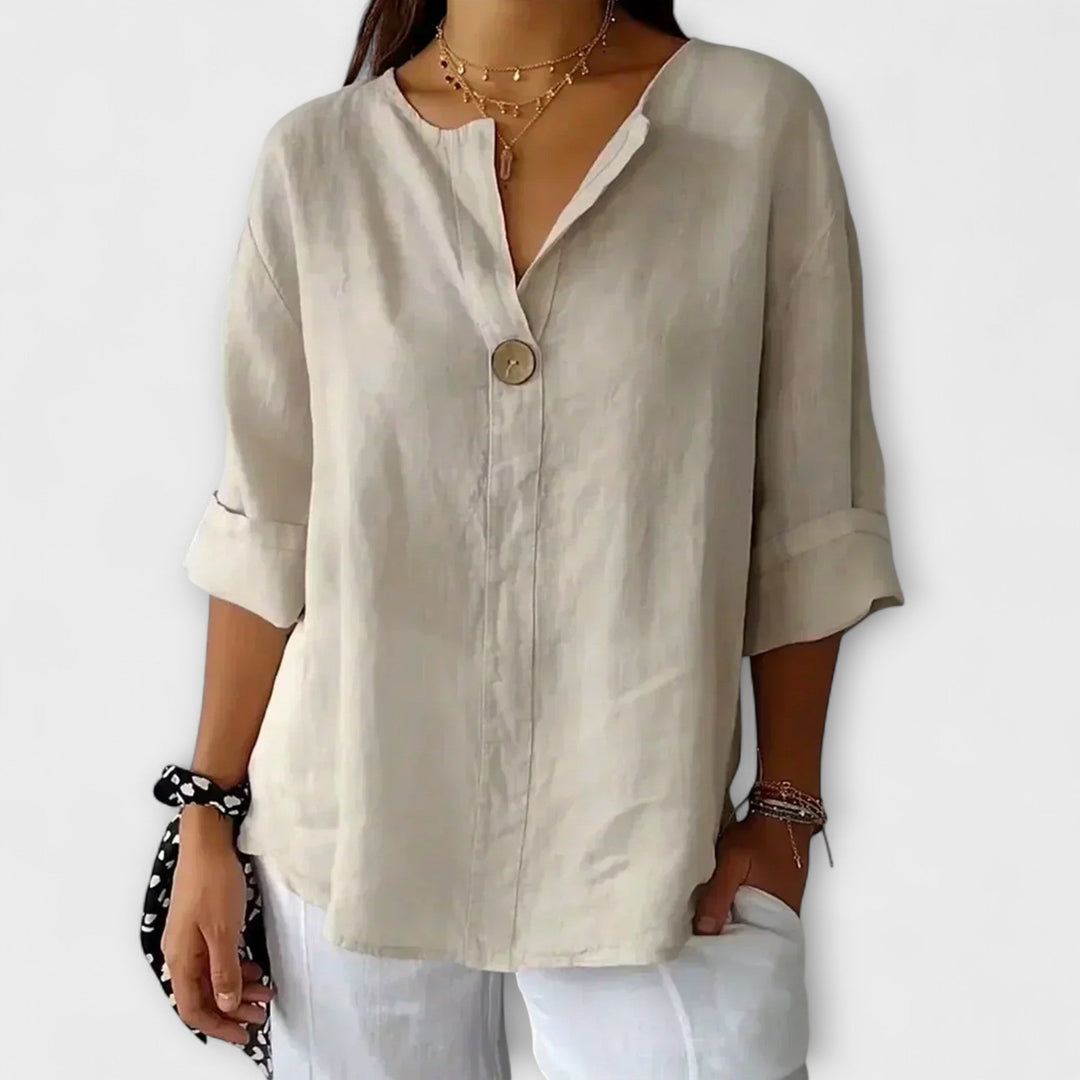 Siobhán - Lightweight Canvas Blouse