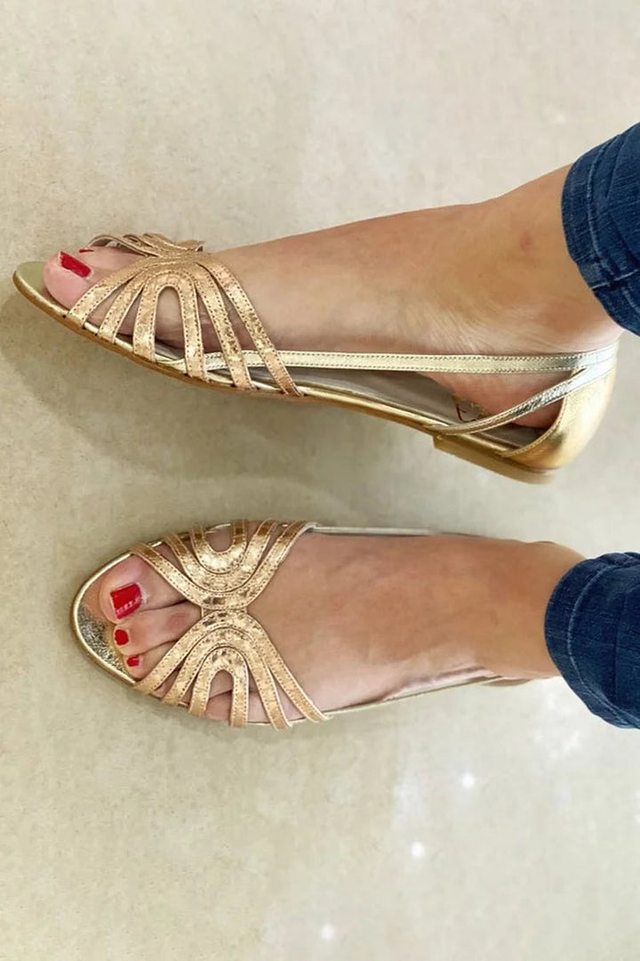 Aoife | Golden Sandals Summer Light