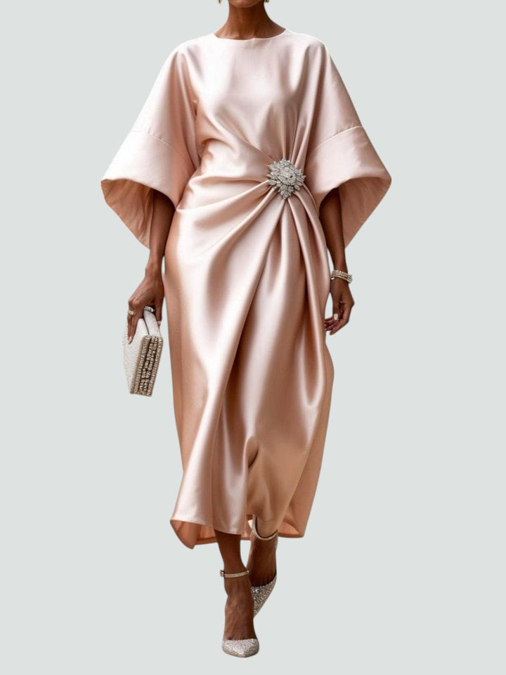 SIOBHÁN | Long Evening Dress with Luxurious Details and Timeless Elegance