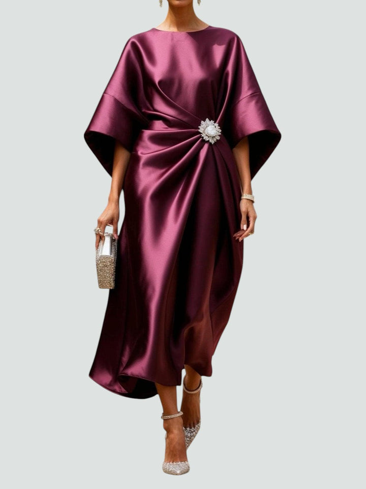 SIOBHÁN | Long Evening Dress with Luxurious Details and Timeless Elegance