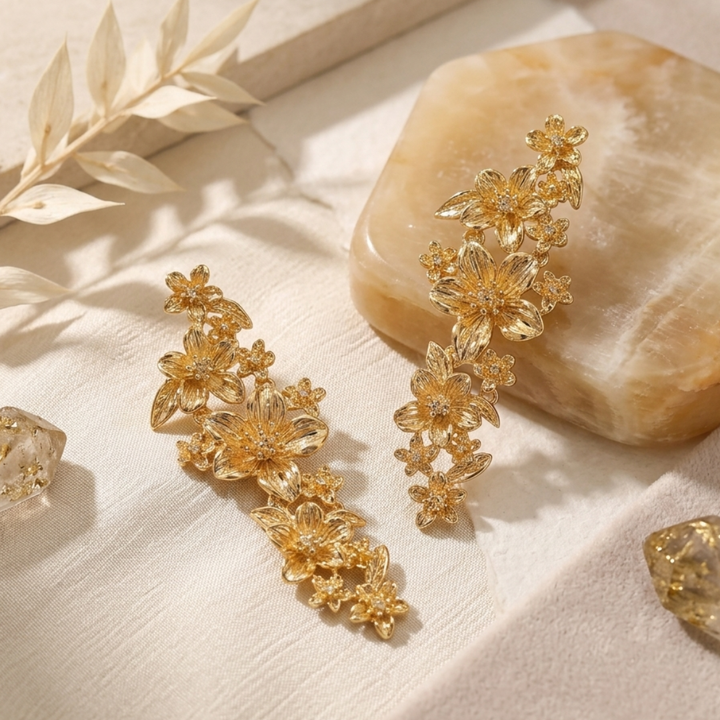 Róisín - Flower Earrings