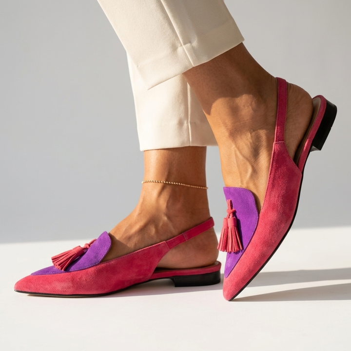 Oline - Ballerina flats with a pointed toe