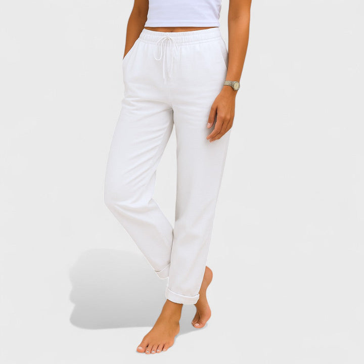 Clíona - Elastic Linen Pants