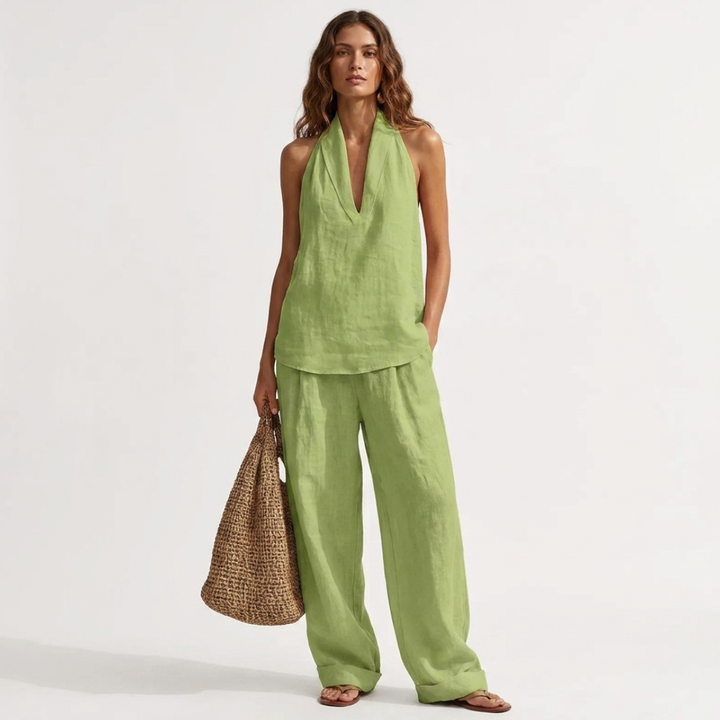 Eabha – Two-Piece Set with V-Neck