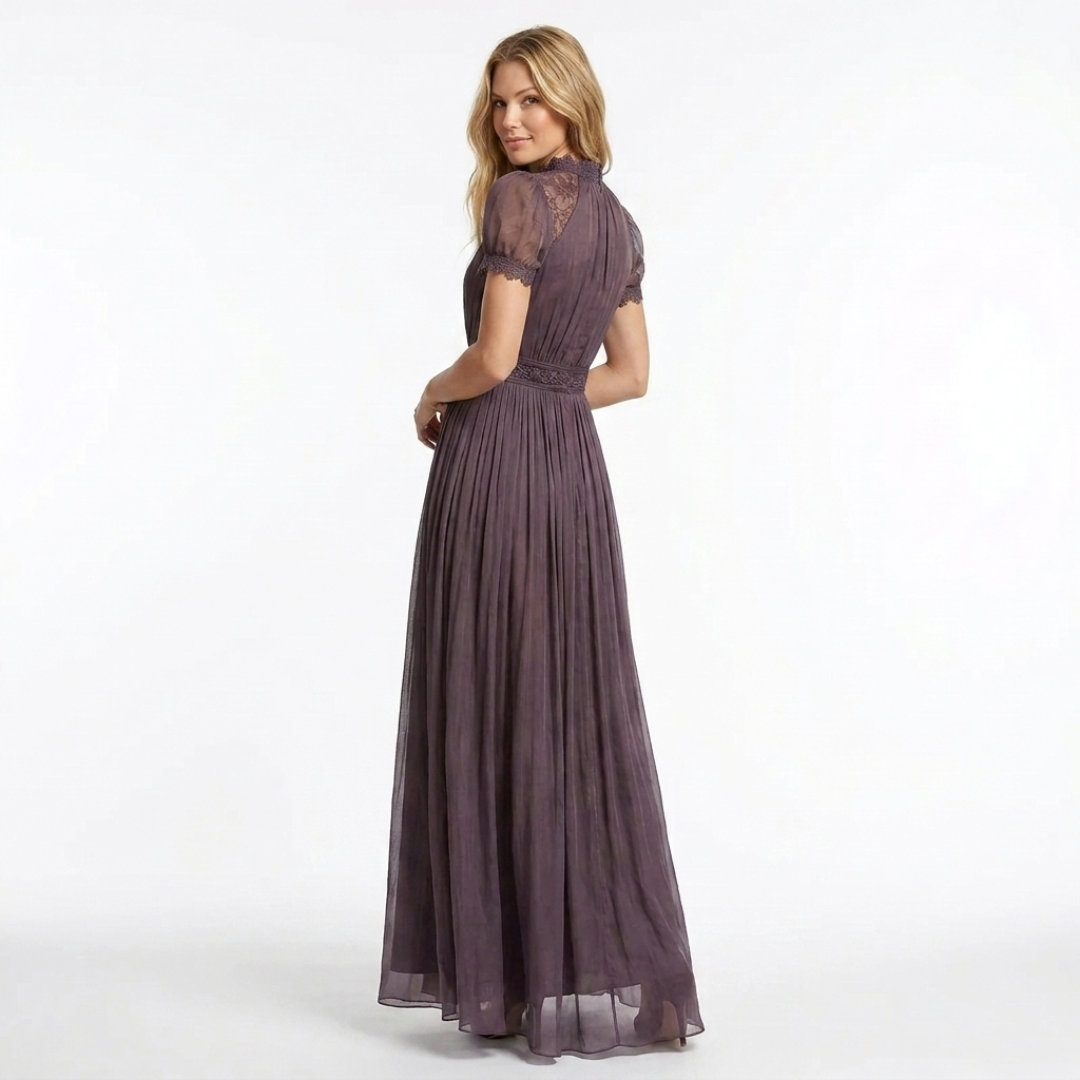 Sinéad - Long Dress with Deep Neckline