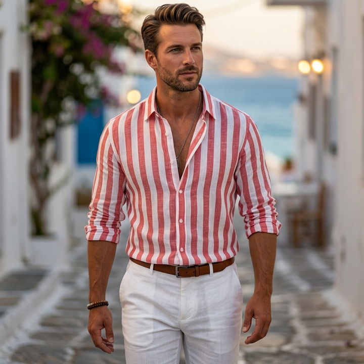 Seán - Striped Shirt