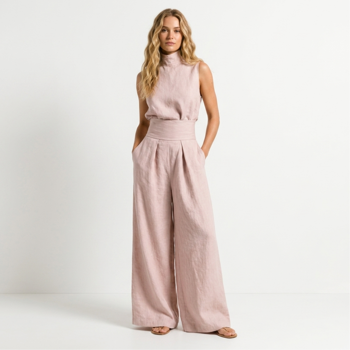 Rosalina - Sleeveless blouse set