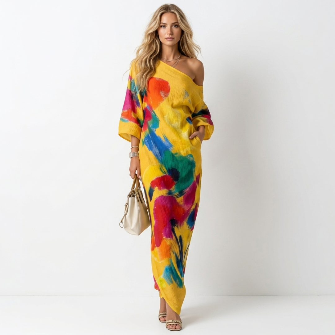Órla - Artistic One-Shoulder Dress