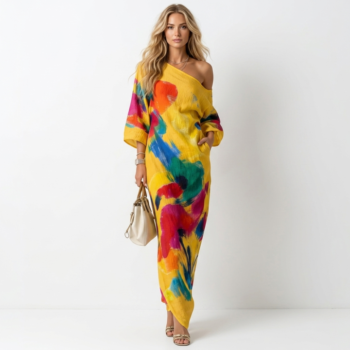 Órla - Artistic One-Shoulder Dress
