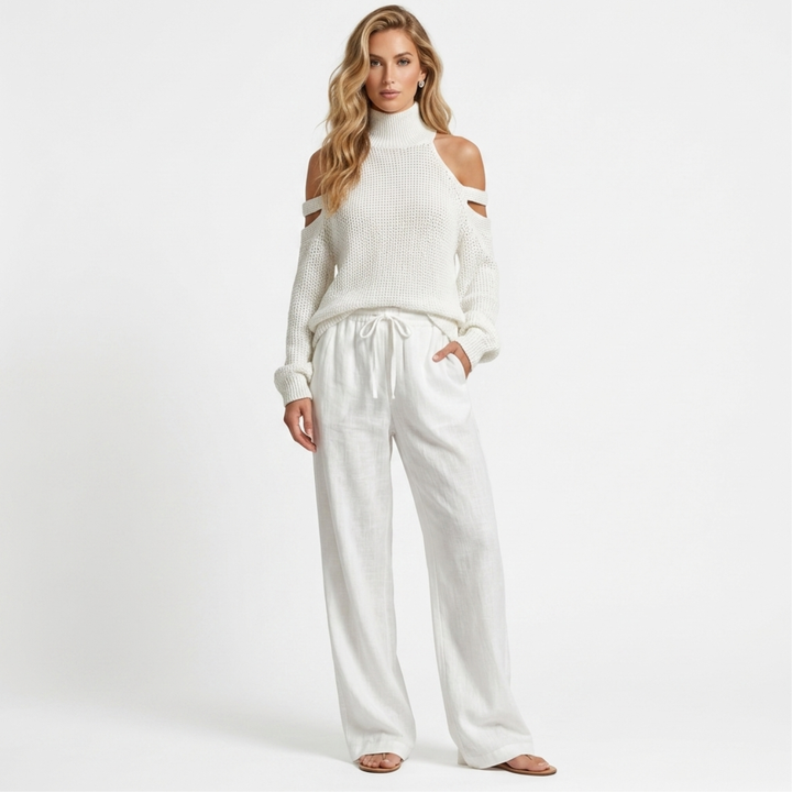 Brigid - Two-Piece Dress with Bare Shoulder
