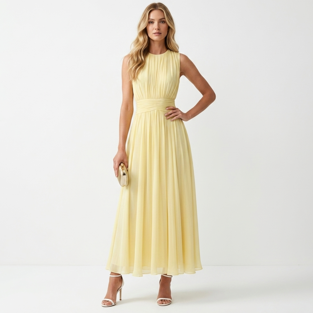 Laurine - Long sleeveless dress