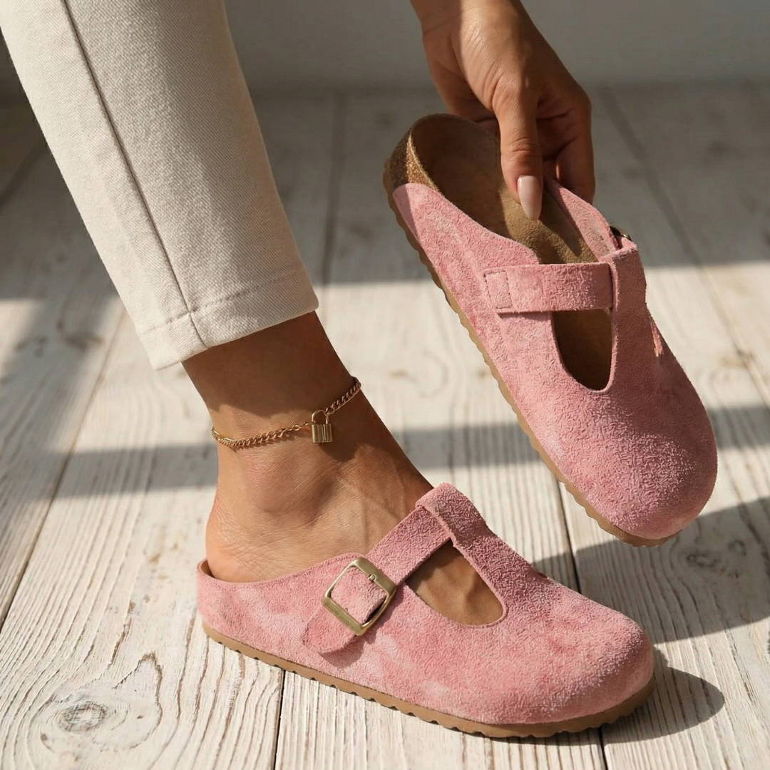 Siobhán - Comfortable Clogs with Minimalist Buckle