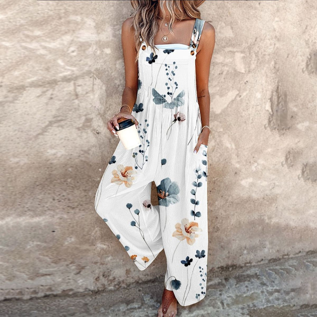 Relaxed printed jumpsuit