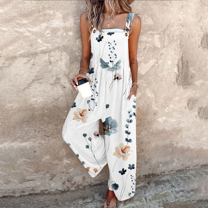 Relaxed printed jumpsuit