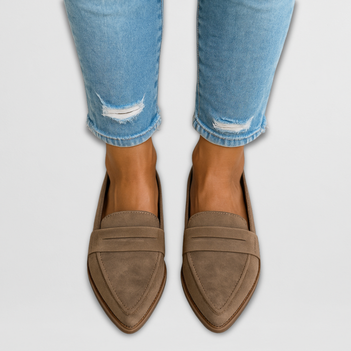 Órla - Elegant Leather Loafers with Refined Toe