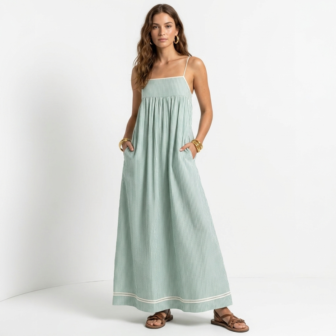 Gráinne - Striped Maxi Dress