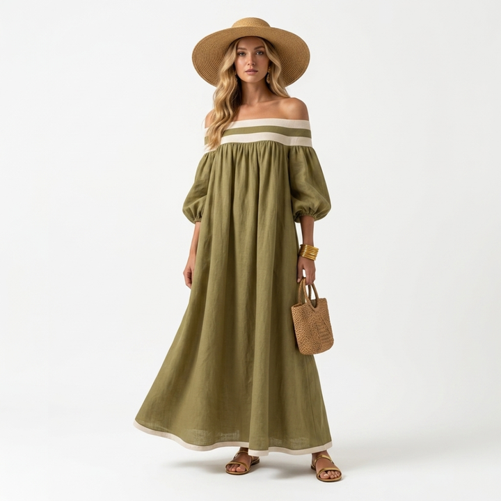 Thea - Long dress with a comfortable cut