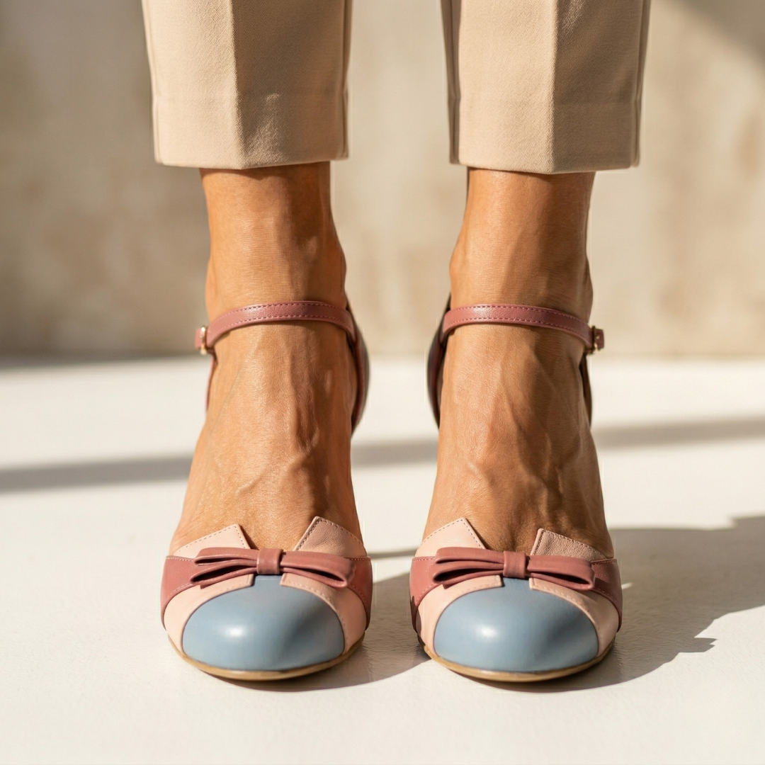 Clodagh - Comfortable Leather Heels