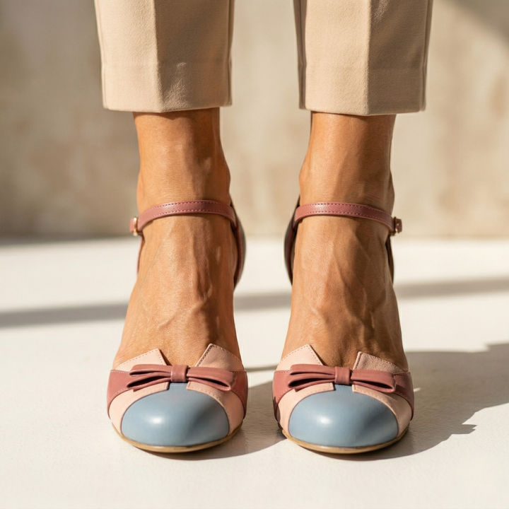 Clodagh - Comfortable Leather Heels