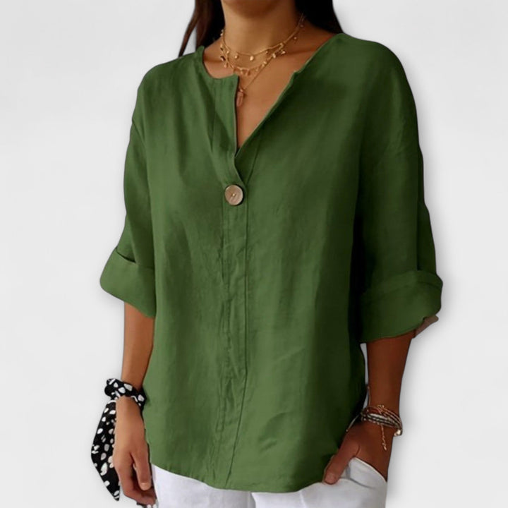 Siobhán - Lightweight Canvas Blouse