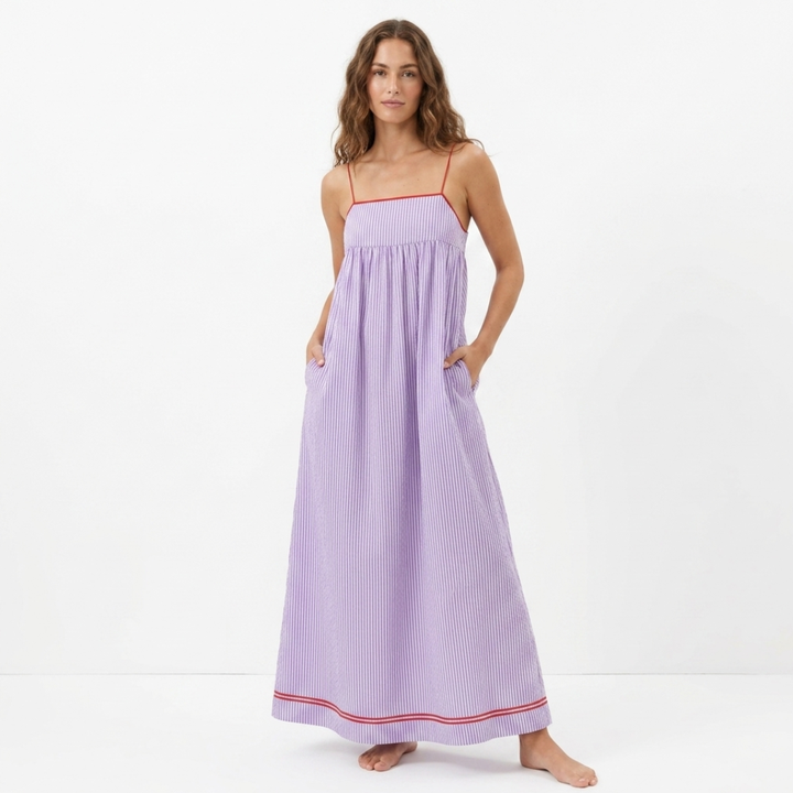 Gráinne - Striped Maxi Dress