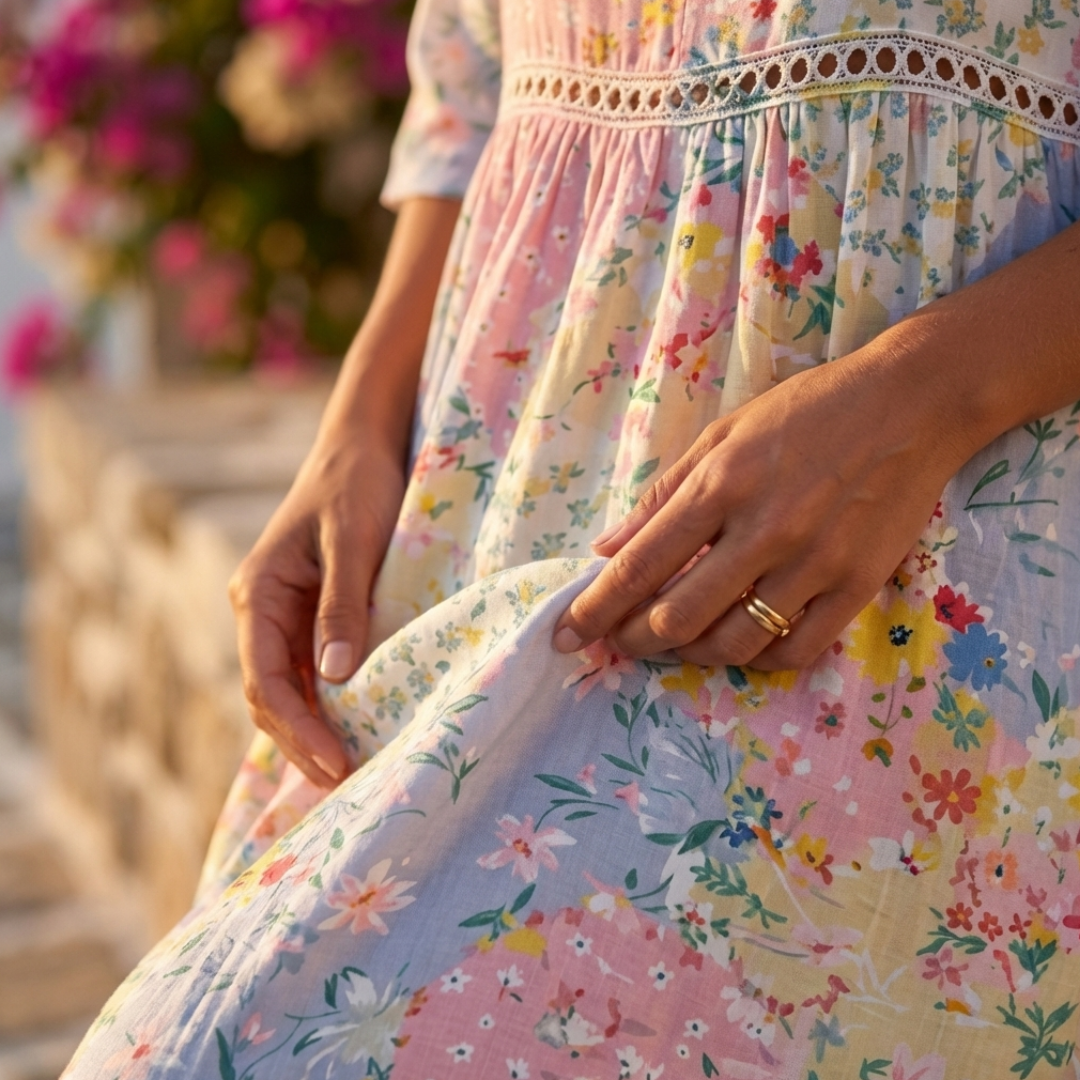 Gráinne - Dress with Flowers