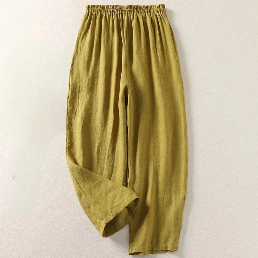 Sorcha - Flowing Cotton and Linen Pants