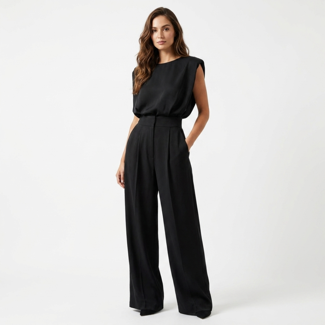 Grainne - Jumpsuit with Belt