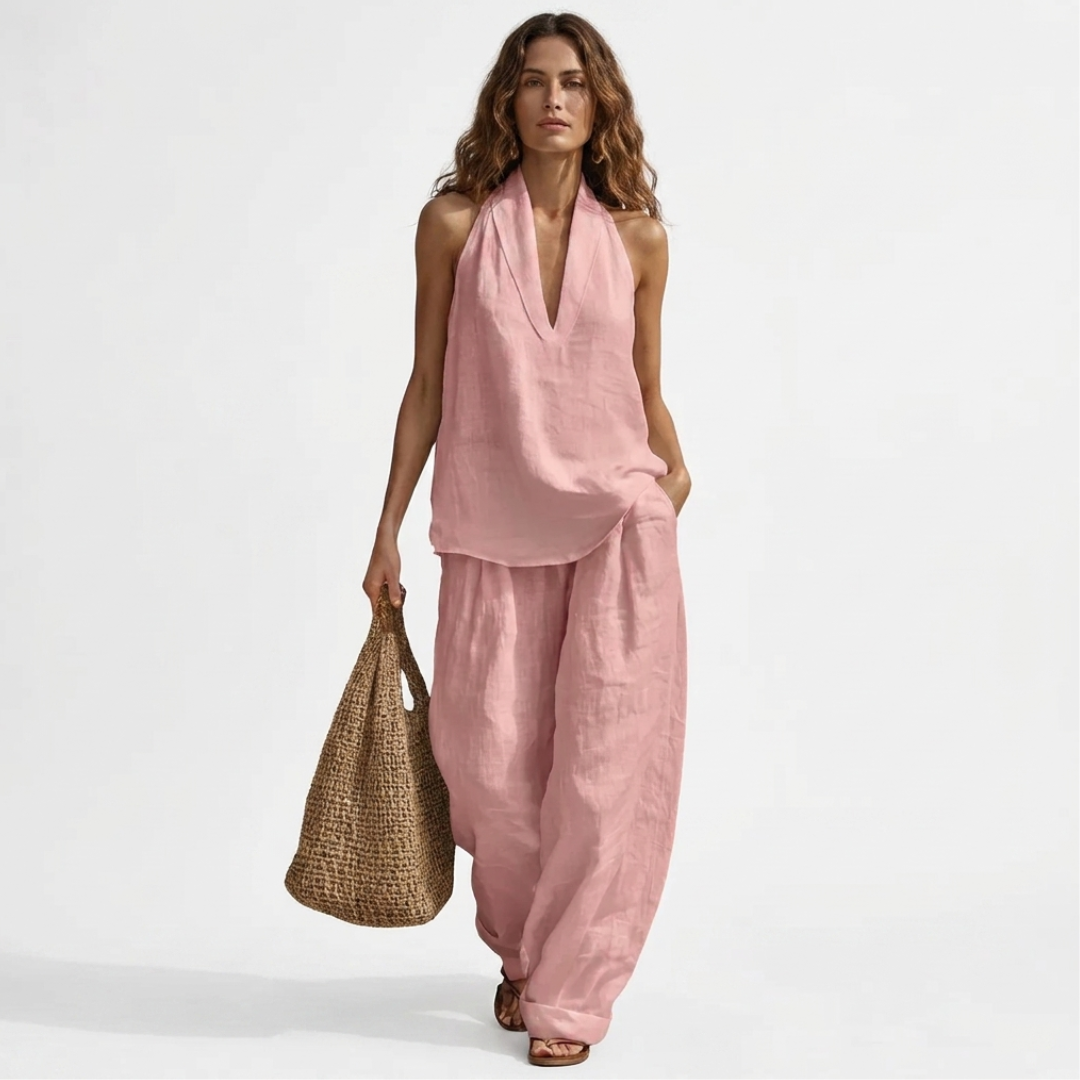 Eabha – Two-Piece Set with V-Neck