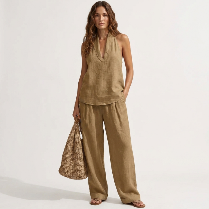 Eabha – Two-Piece Set with V-Neck