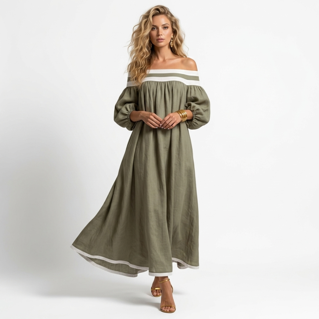 Thea - Long dress with a comfortable cut