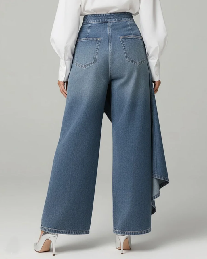 Órla™ | Denim Pants with Knot Detail