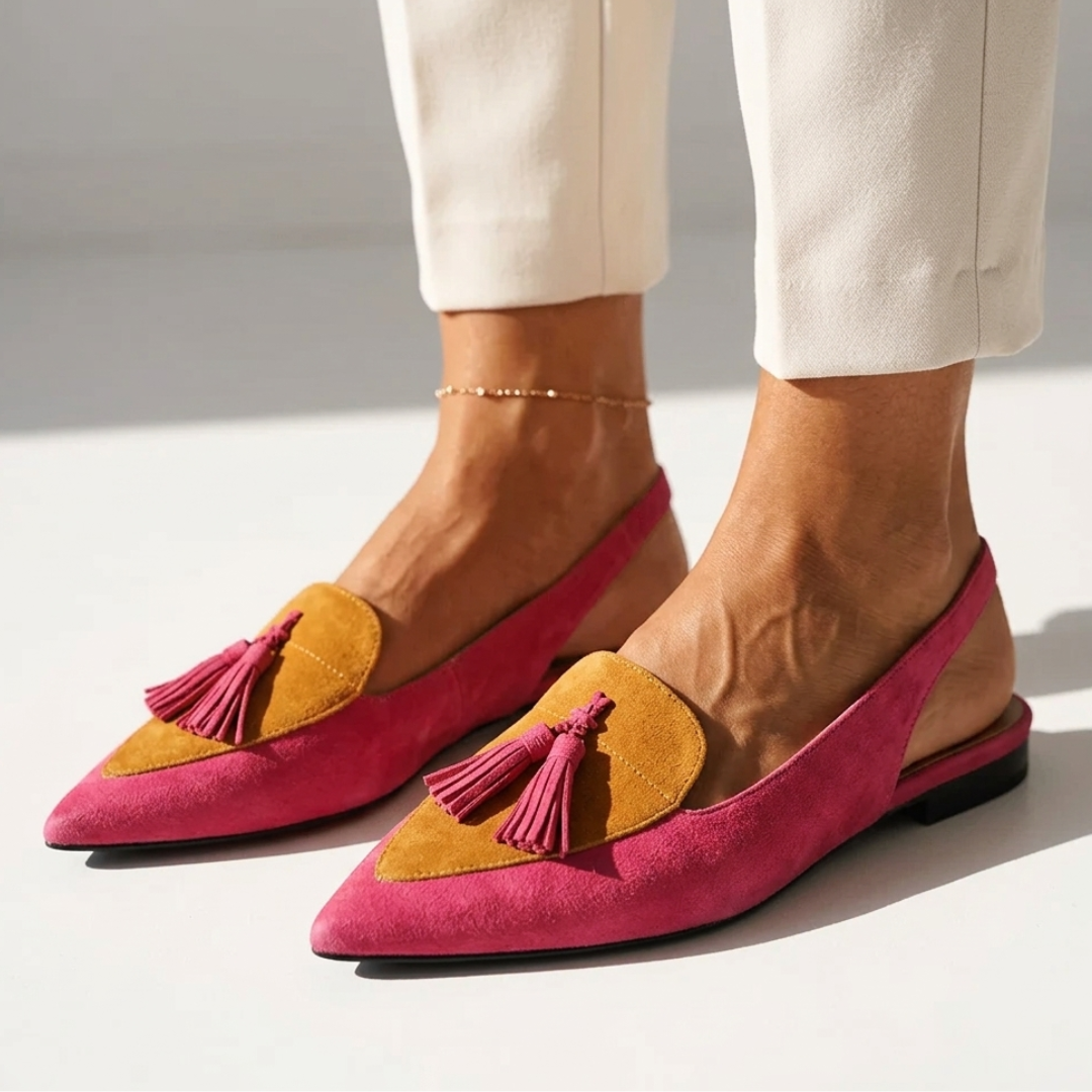 Eilís - Pointed Slingback Shoes