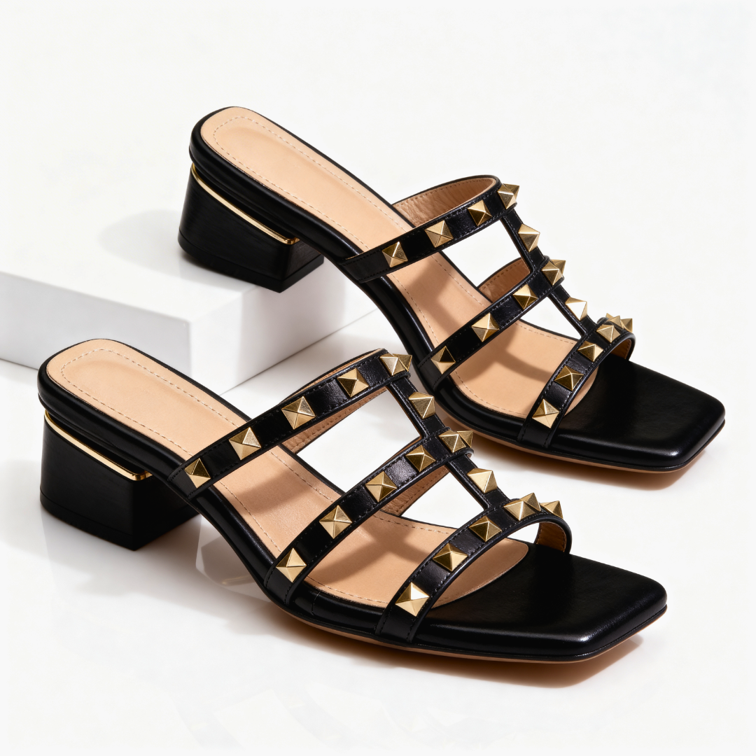 Aoife - Sandals with Decorative Studs