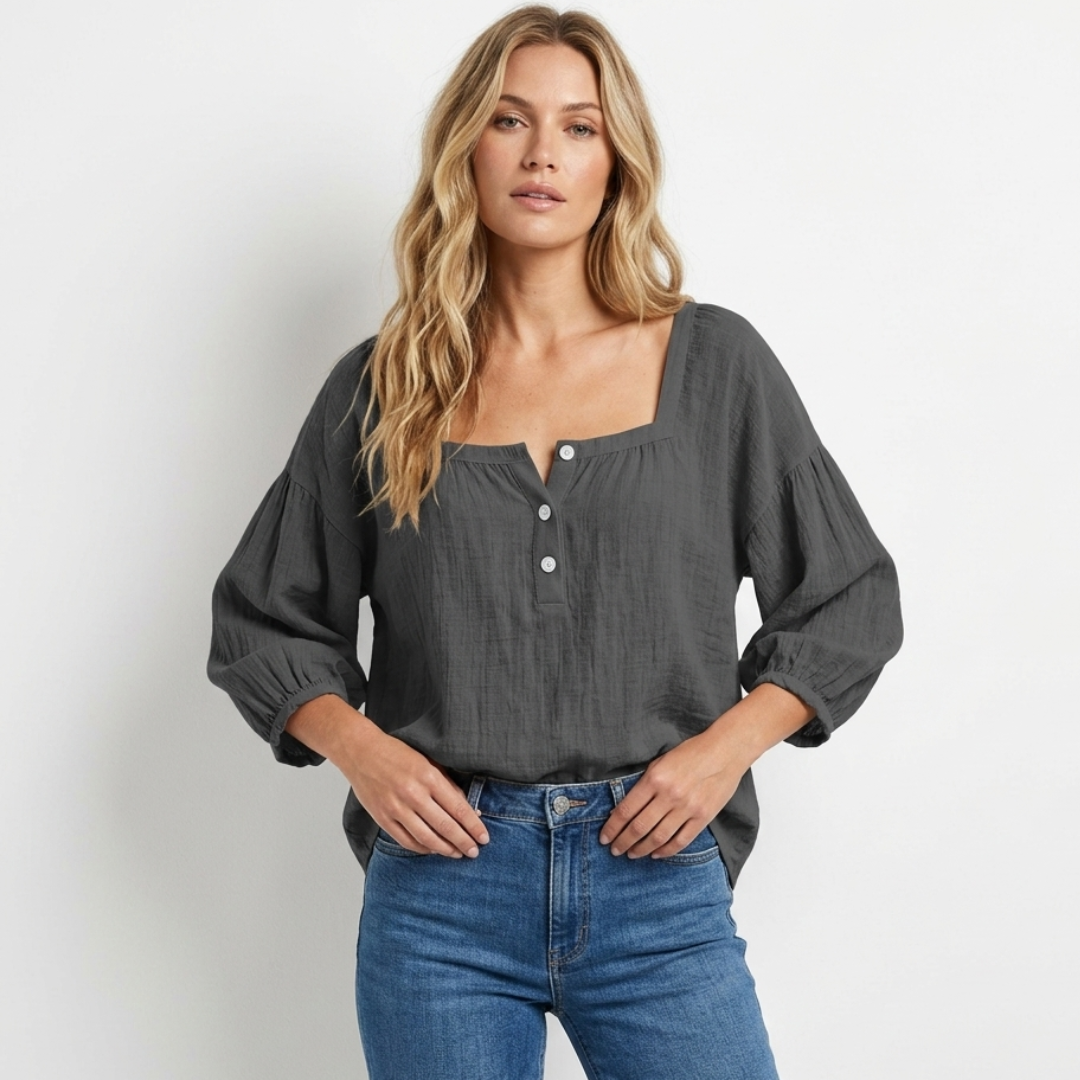 Siobhán - Linen Blouse