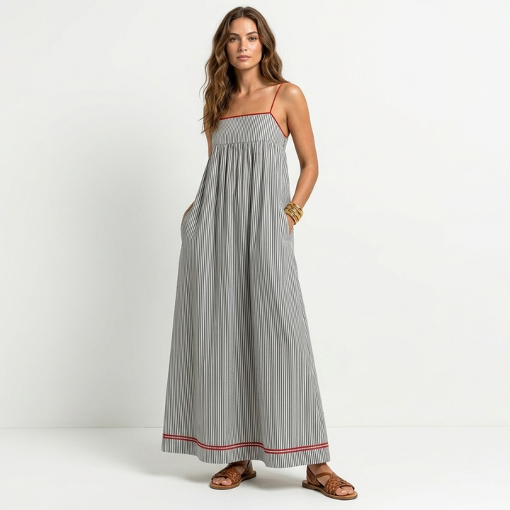 Gráinne - Striped Maxi Dress