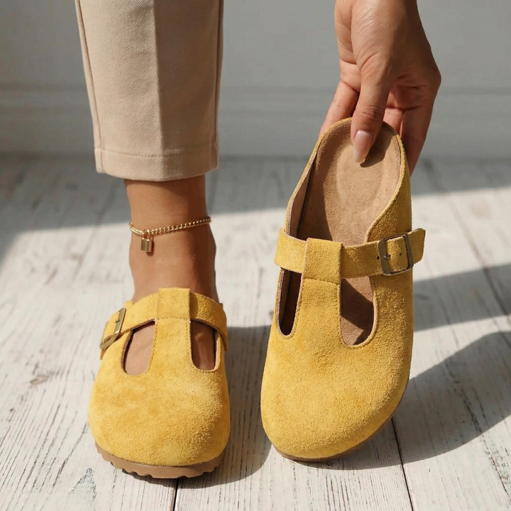 Siobhán - Comfortable Clogs with Minimalist Buckle
