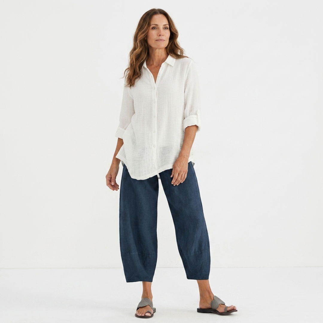 Solvej - Lightweight summer trousers