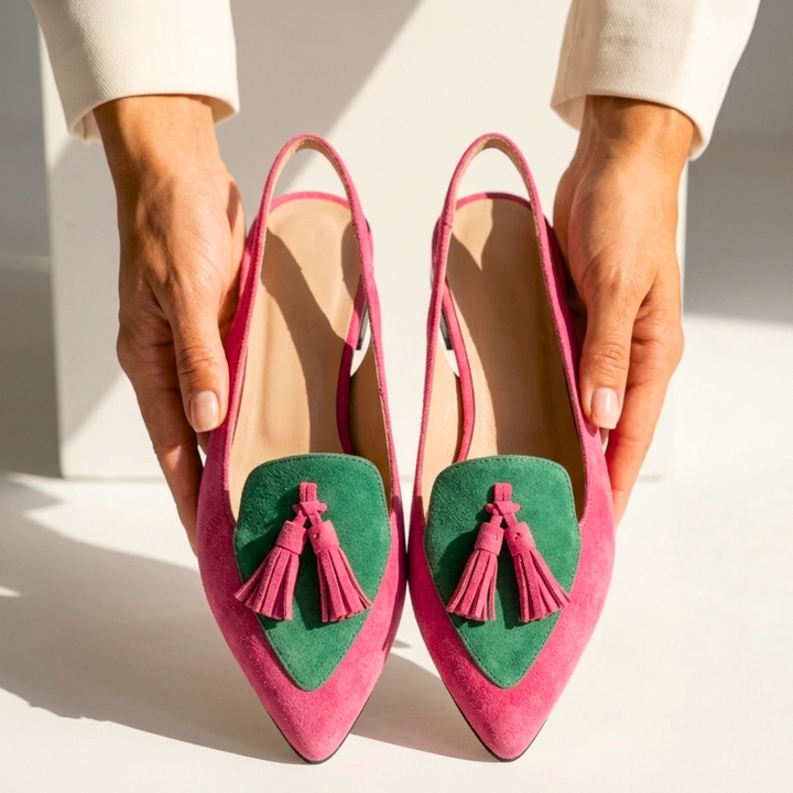 Oline - Ballerina flats with a pointed toe