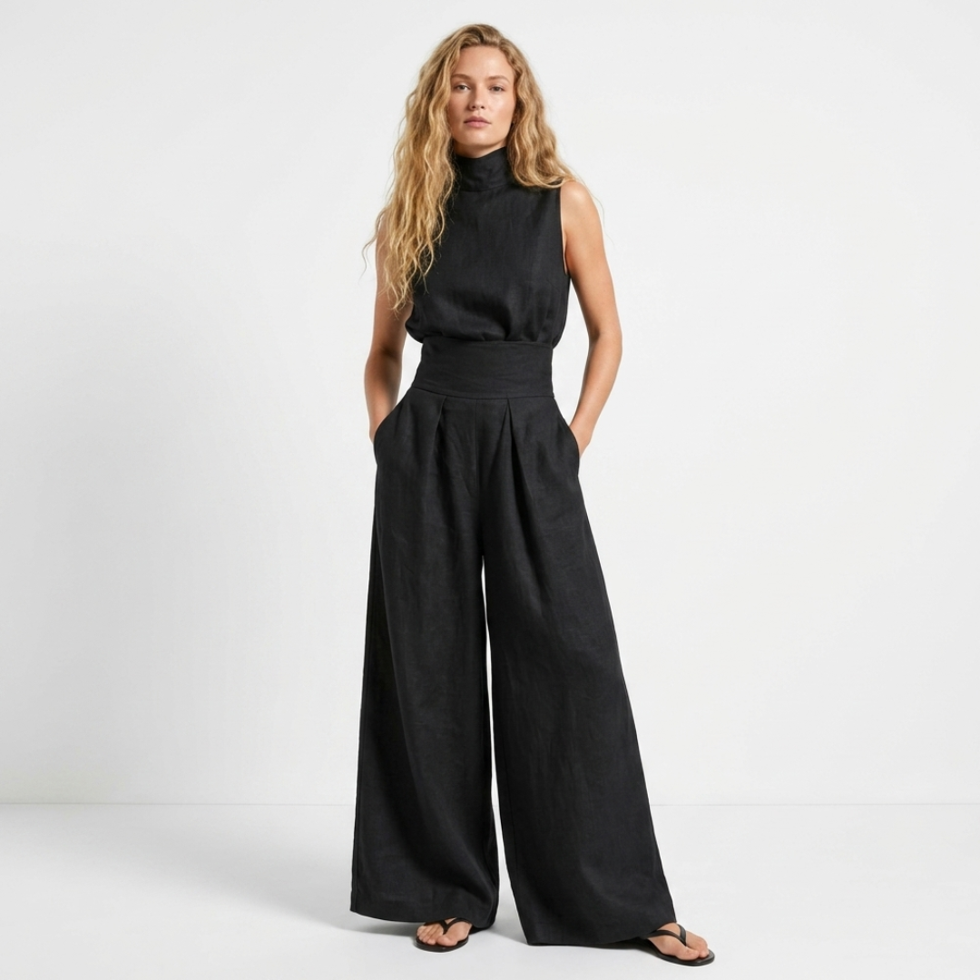 Rosalina - Sleeveless blouse set