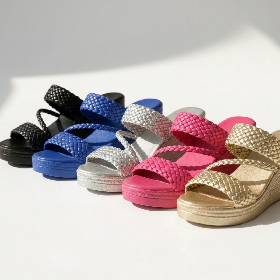 Aoife - Sandals with Braided Straps
