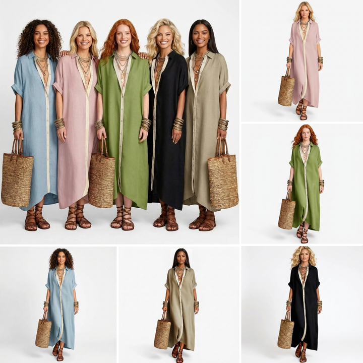 Sinéad - Comfortable Shirt Dress
