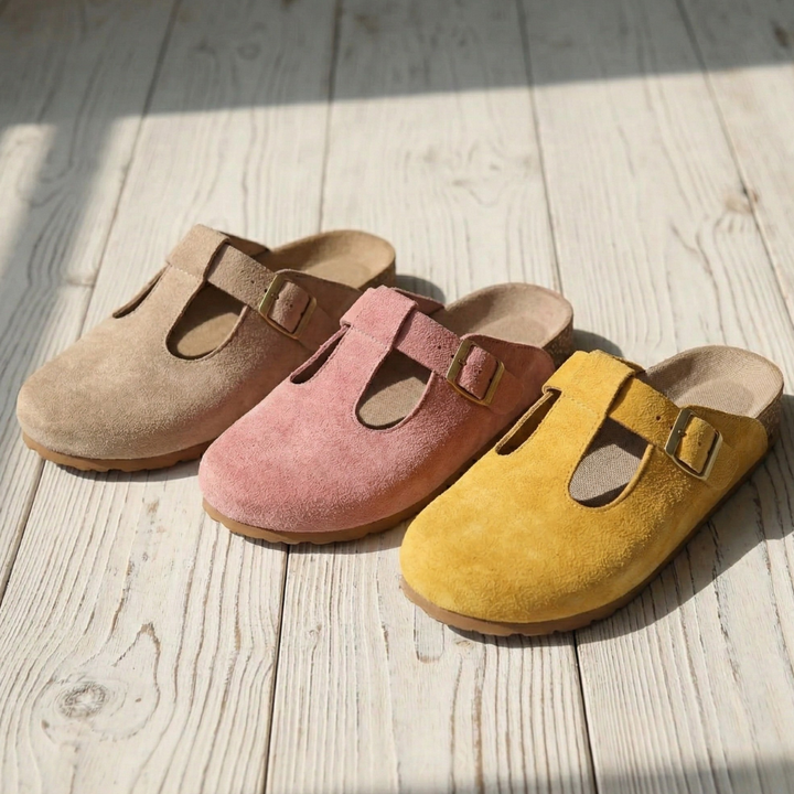 Siobhán - Comfortable Clogs with Minimalist Buckle