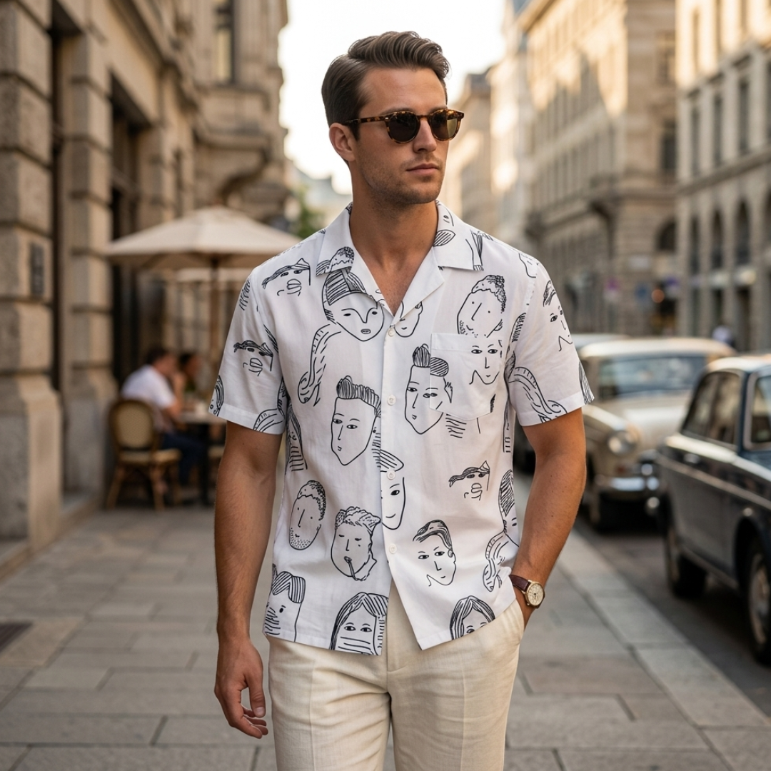 Cian - Cuban-Style Summer Shirt