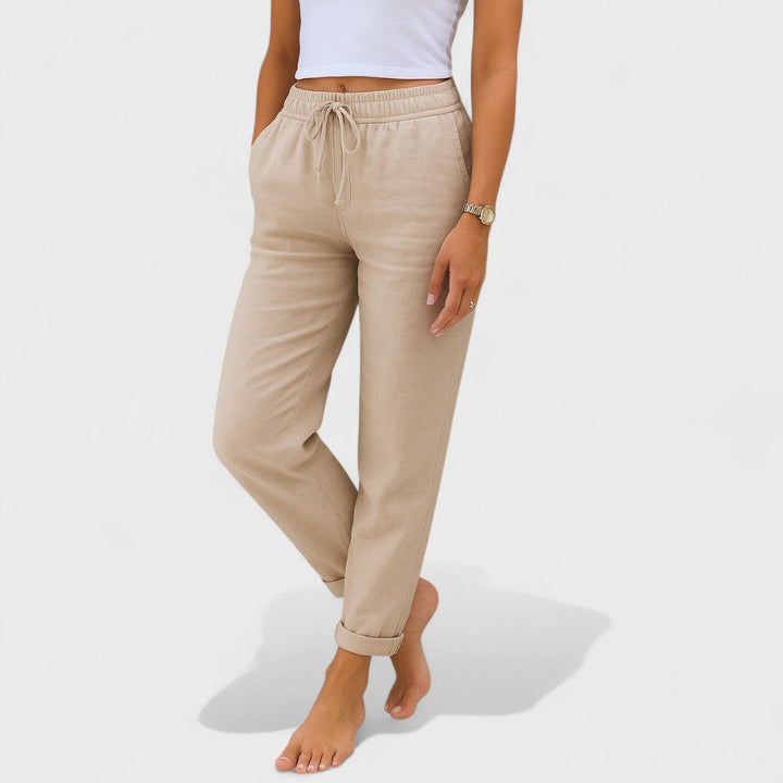 Clíona - Elastic Linen Pants