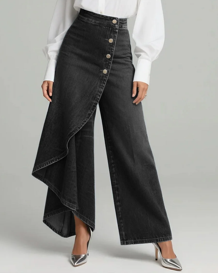 Órla™ | Denim Pants with Knot Detail