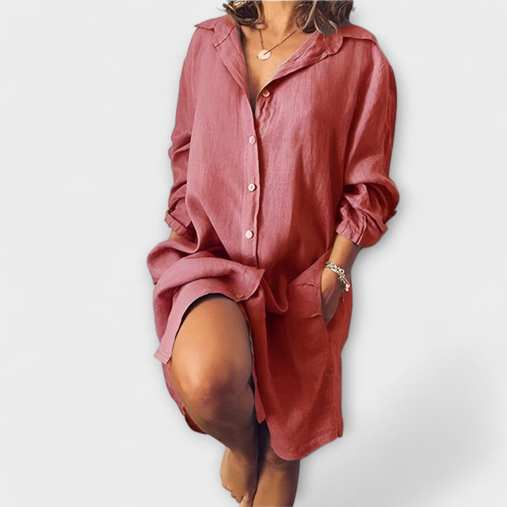 Light Linen Blouse for Everyday Wear